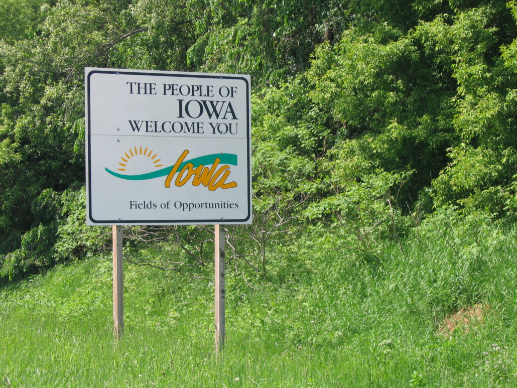 MMJ Recs - Iowa Sign