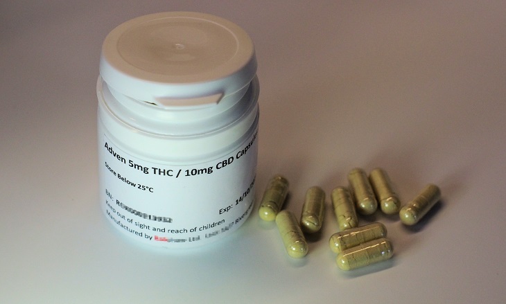 THC CBD capsules