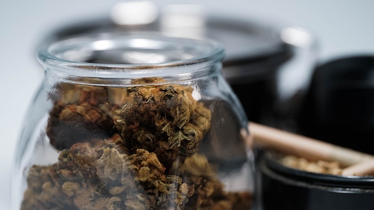 jar of medical marijuana